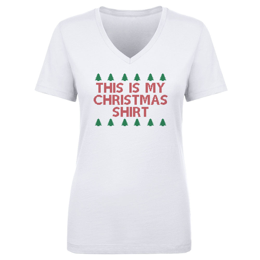 Christmas Women's V-Neck T-Shirt | 500 LEVEL