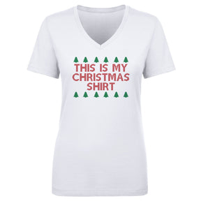 Christmas Women's V-Neck T-Shirt | 500 LEVEL