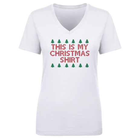 Christmas Women's V-Neck T-Shirt | 500 LEVEL
