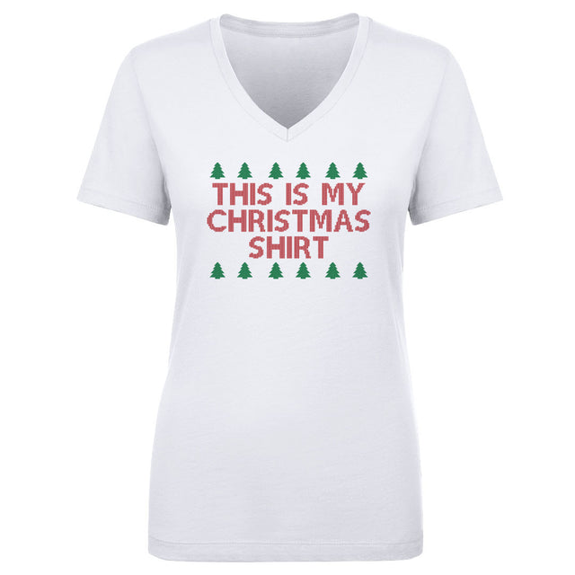 Christmas Women's V-Neck T-Shirt | 500 LEVEL