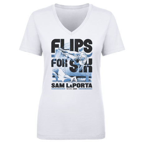 Sam LaPorta Women's V-Neck T-Shirt | 500 LEVEL