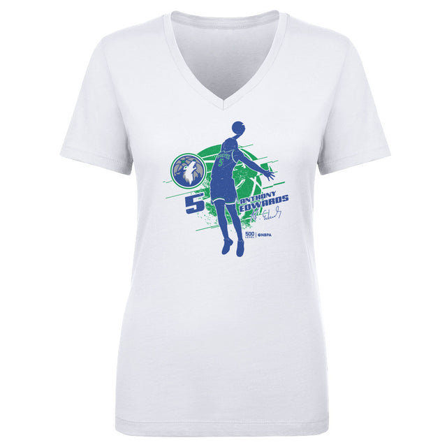Anthony Edwards Women's V-Neck T-Shirt | 500 LEVEL