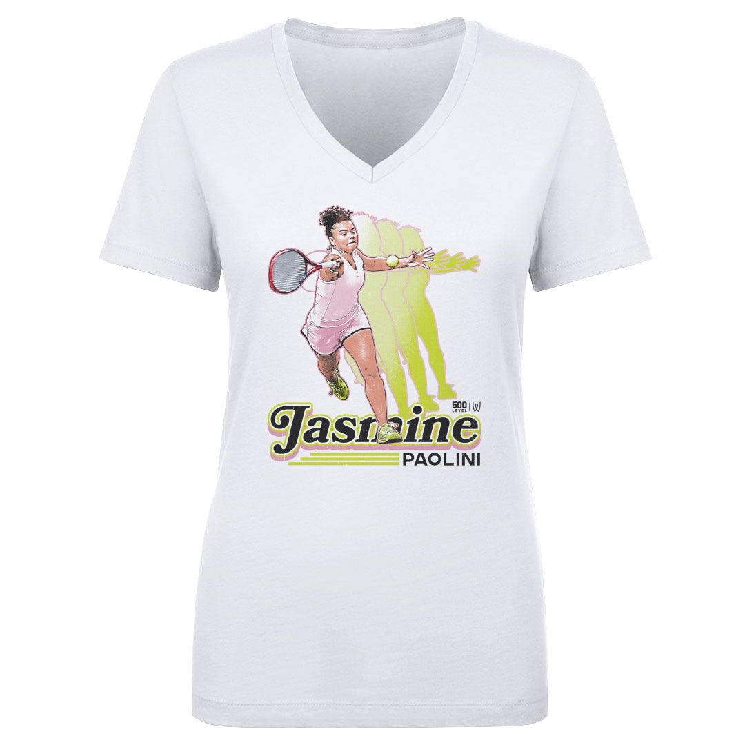 Jasmine Paolini Women's V-Neck T-Shirt | 500 LEVEL