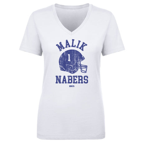 Malik Nabers Women's V-Neck T-Shirt | 500 LEVEL