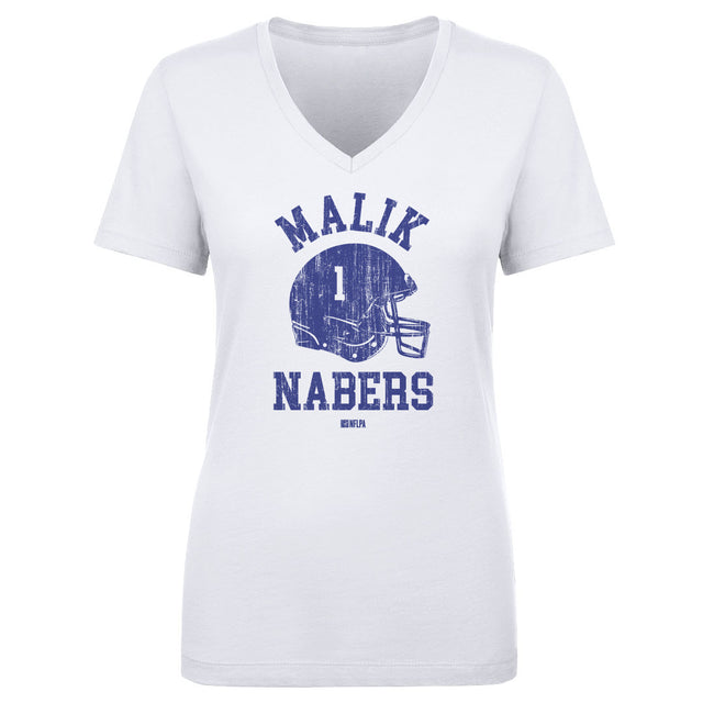 Malik Nabers Women's V-Neck T-Shirt | 500 LEVEL