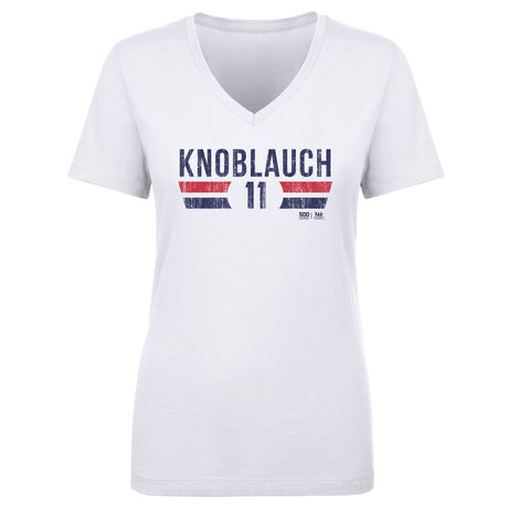 Chuck Knoblauch Women's V-Neck T-Shirt | 500 LEVEL