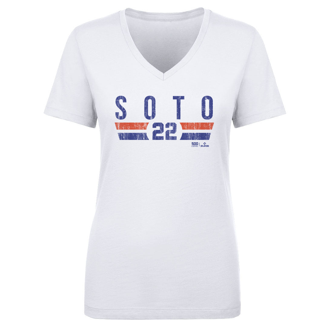 Juan Soto Women's V-Neck T-Shirt | 500 LEVEL