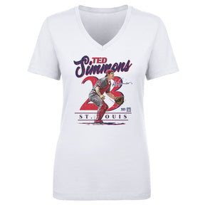 Ted Simmons Women's V-Neck T-Shirt | 500 LEVEL