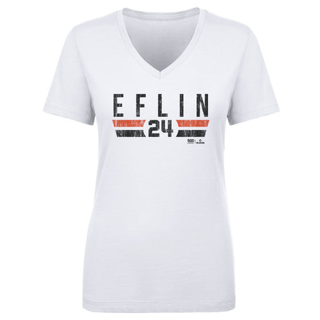 Zach Eflin Women's V-Neck T-Shirt | 500 LEVEL
