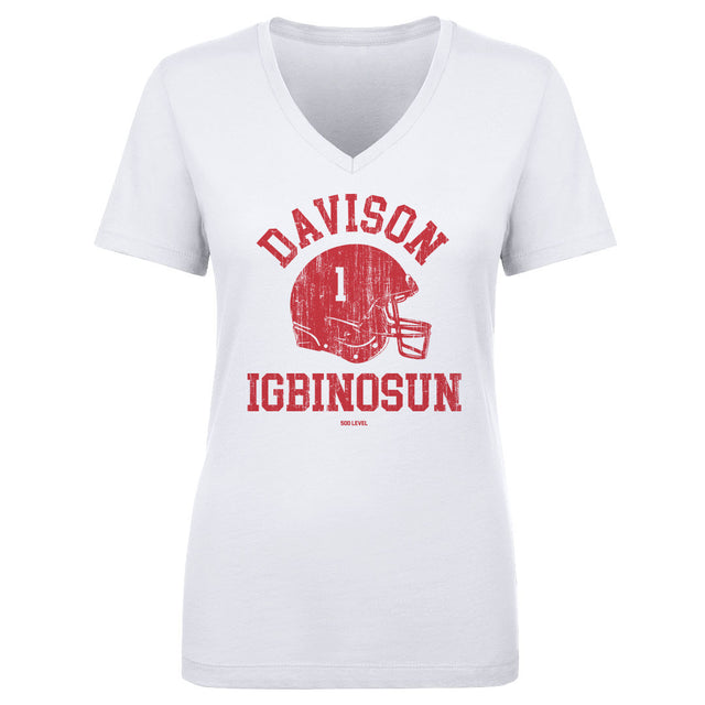 Davison Igbinosun Women's V-Neck T-Shirt | 500 LEVEL