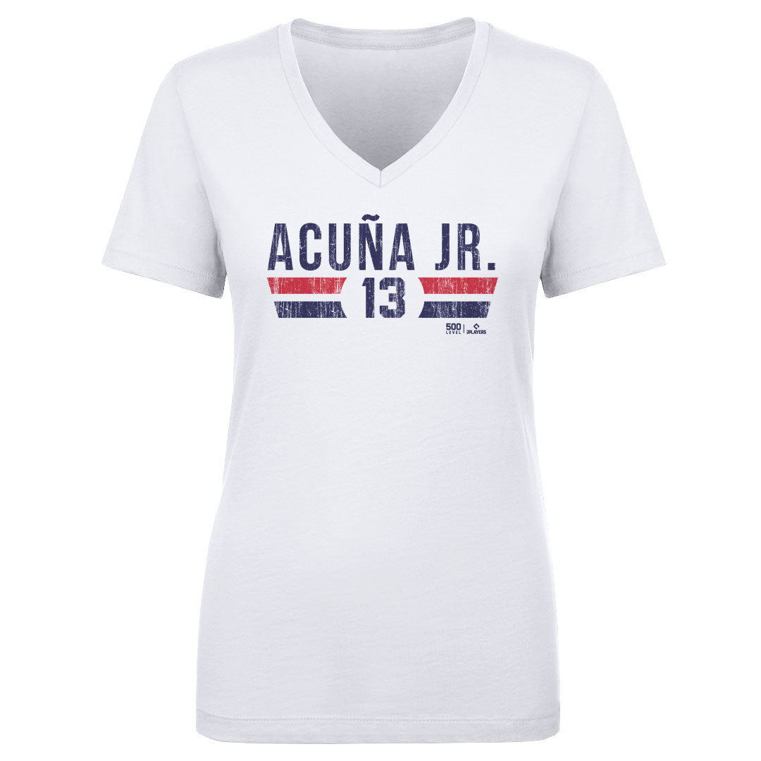 Ronald Acuna Jr. Women's V-Neck T-Shirt | 500 LEVEL