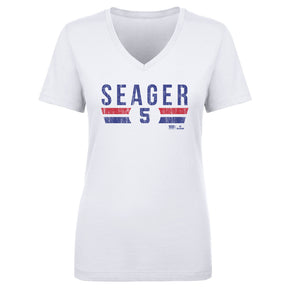 Corey Seager Women's V-Neck T-Shirt | 500 LEVEL