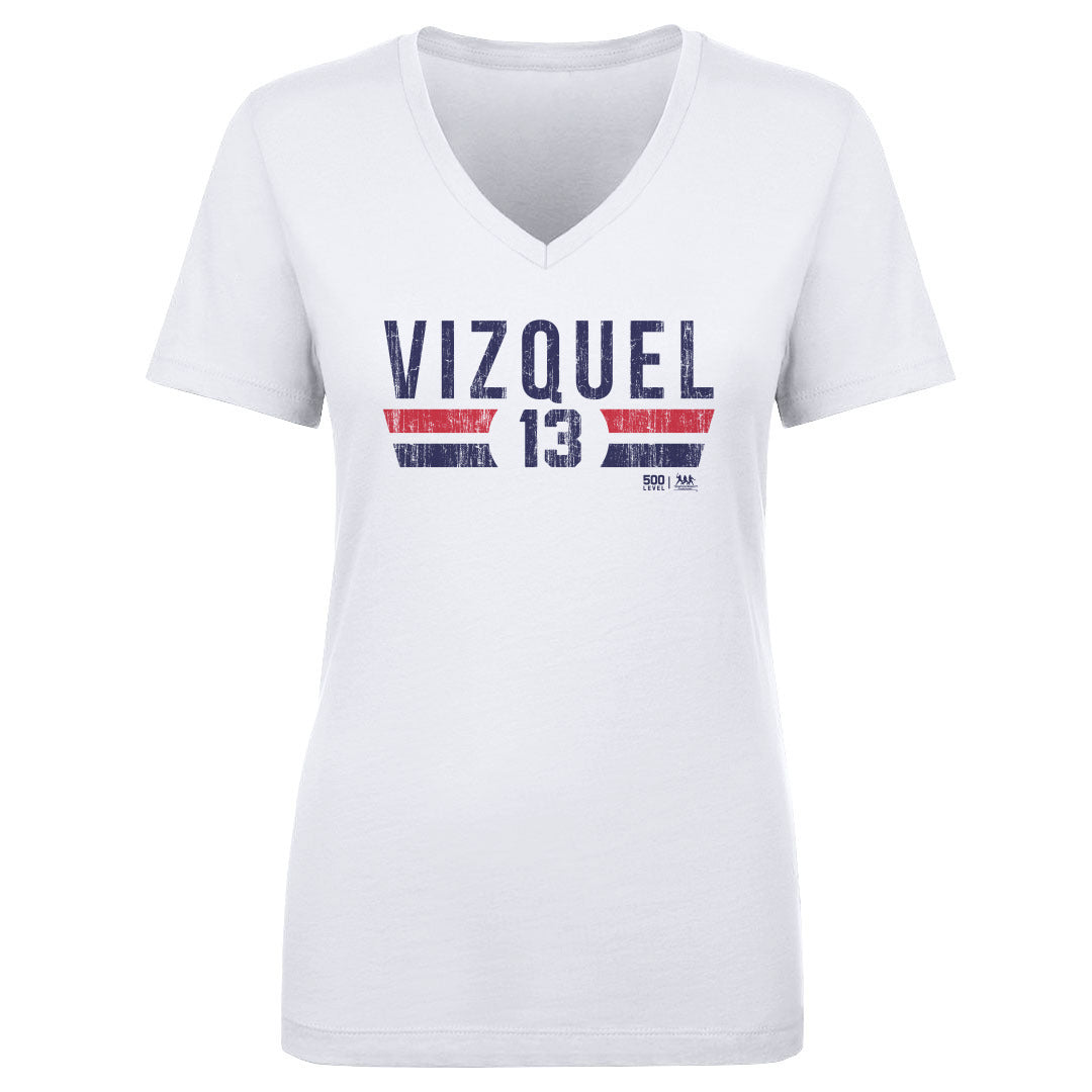 Omar Vizquel Women's V-Neck T-Shirt | 500 LEVEL