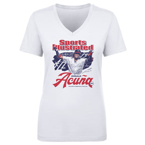 Ronald Acuna Jr. Women's V-Neck T-Shirt | 500 LEVEL