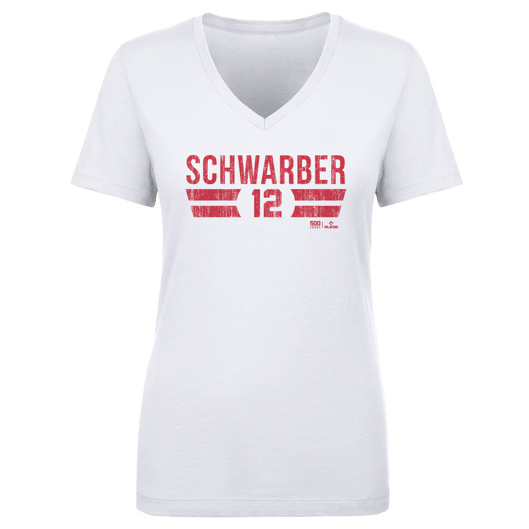 Kyle Schwarber Women's V-Neck T-Shirt | 500 LEVEL