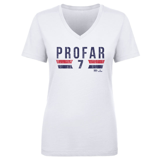 Jurickson Profar Women's V-Neck T-Shirt | 500 LEVEL