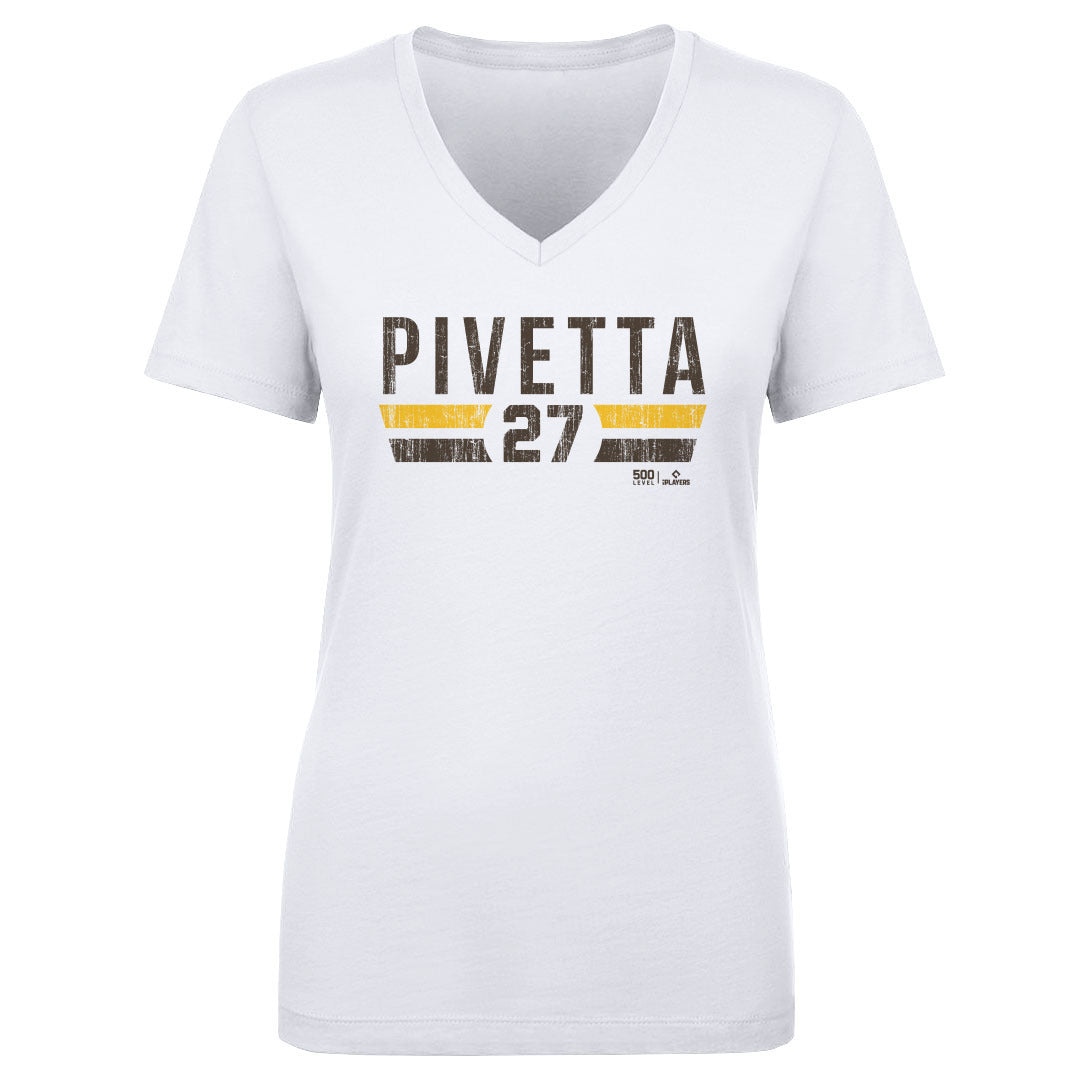 Nick Pivetta Women's V-Neck T-Shirt | 500 LEVEL