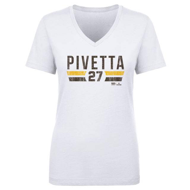 Nick Pivetta Women's V-Neck T-Shirt | 500 LEVEL