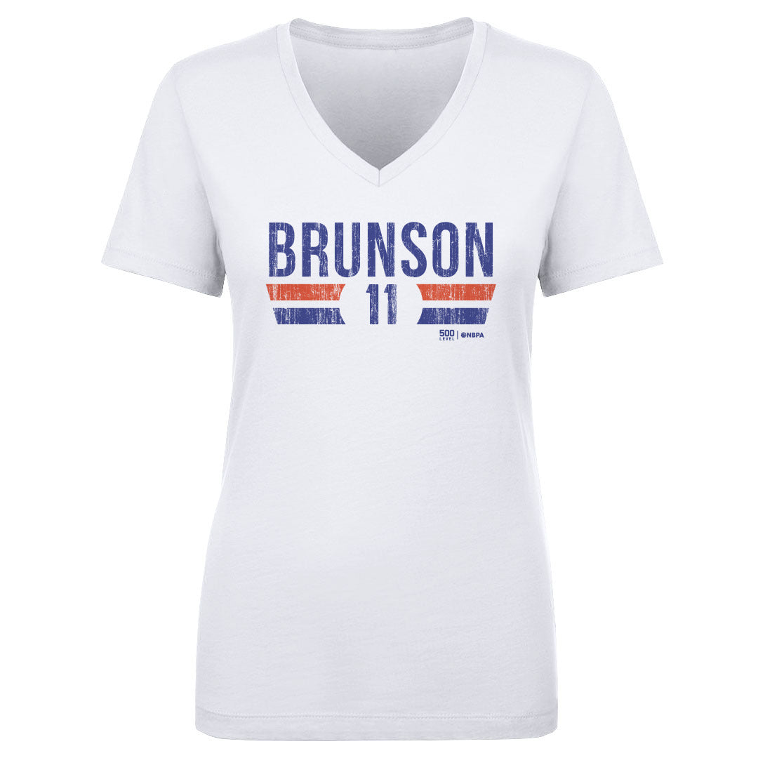 Jalen Brunson Women's V-Neck T-Shirt | 500 LEVEL