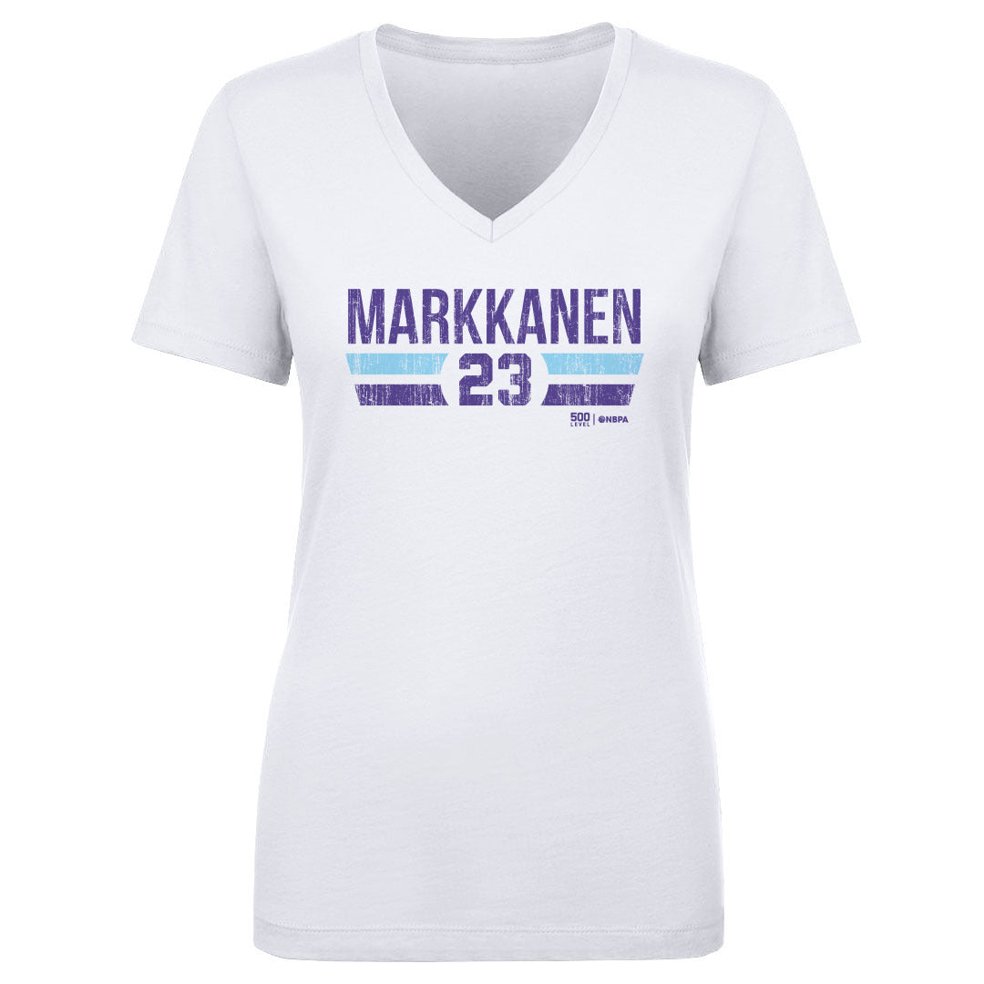 Lauri Markkanen Women's V-Neck T-Shirt | 500 LEVEL
