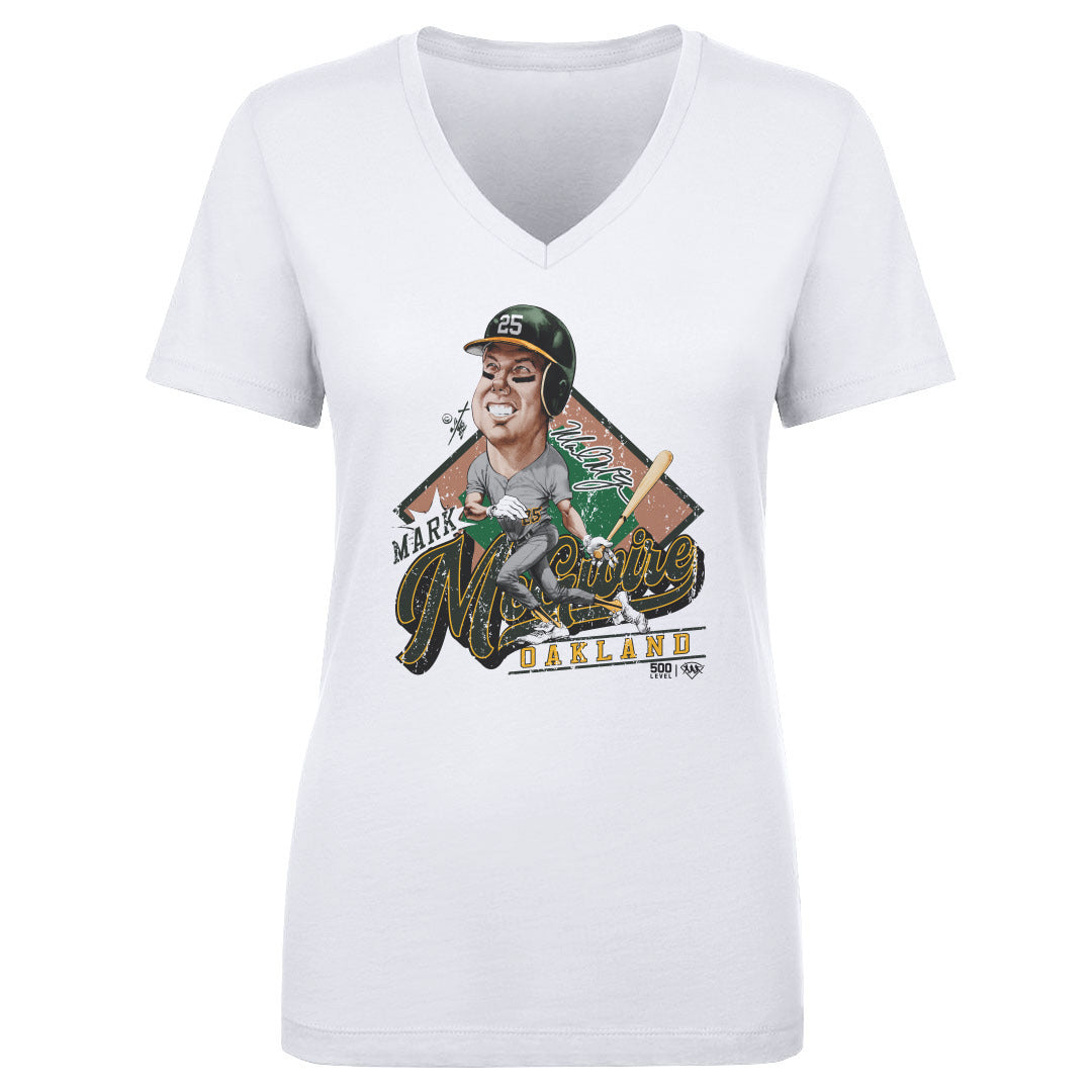 Mark McGwire Women's V-Neck T-Shirt | 500 LEVEL
