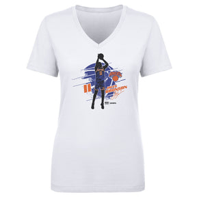 Jalen Brunson Women's V-Neck T-Shirt | 500 LEVEL