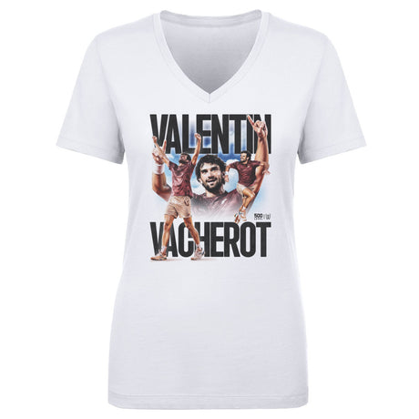 Valentin Vacherot Women's V-Neck T-Shirt | 500 LEVEL