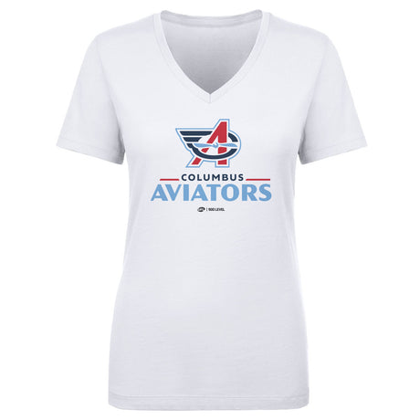 Columbus Aviators Women's V-Neck T-Shirt | 500 LEVEL