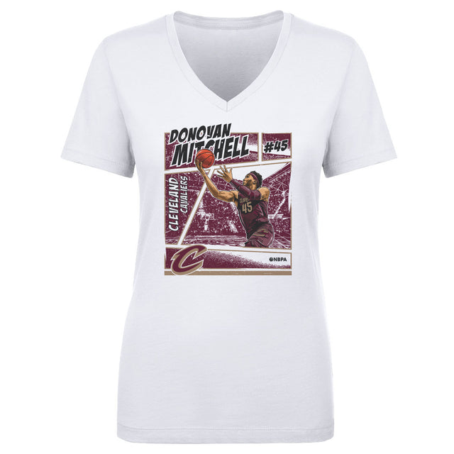 Donovan Mitchell Women's V-Neck T-Shirt | 500 LEVEL