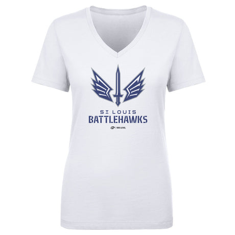St. Louis Battlehawks Women's V-Neck T-Shirt | 500 LEVEL