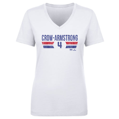 Pete Crow-Armstrong Women's V-Neck T-Shirt | 500 LEVEL