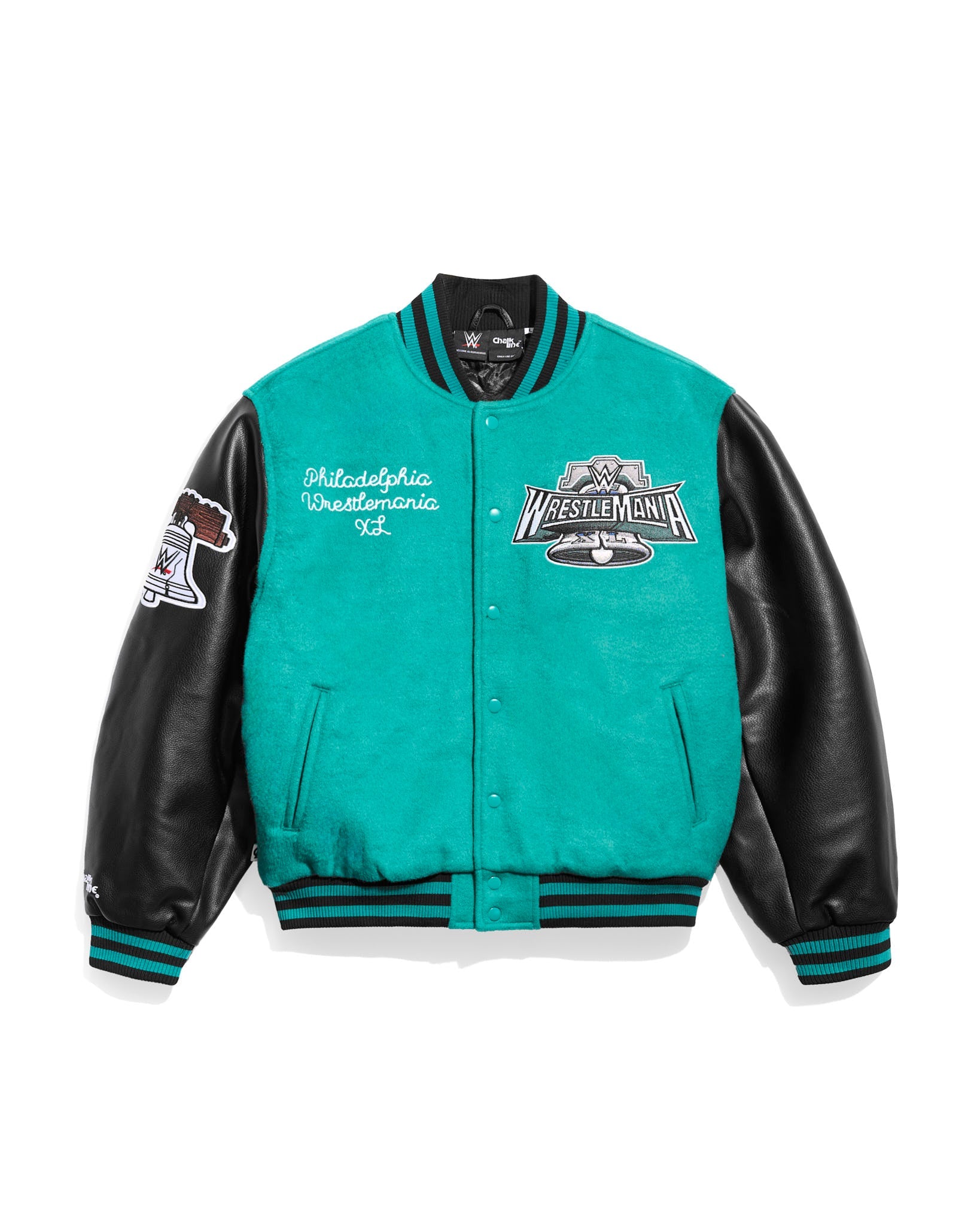 WrestleMania 40 Varsity Jacket – 500 LEVEL