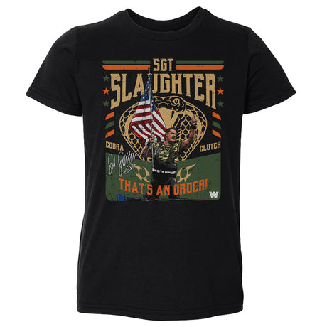 Sgt. Slaughter Kids Toddler T-Shirt | 500 LEVEL