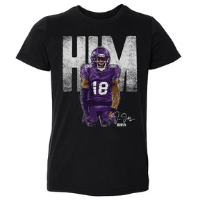 Justin Jefferson Kids Toddler T-Shirt | 500 LEVEL