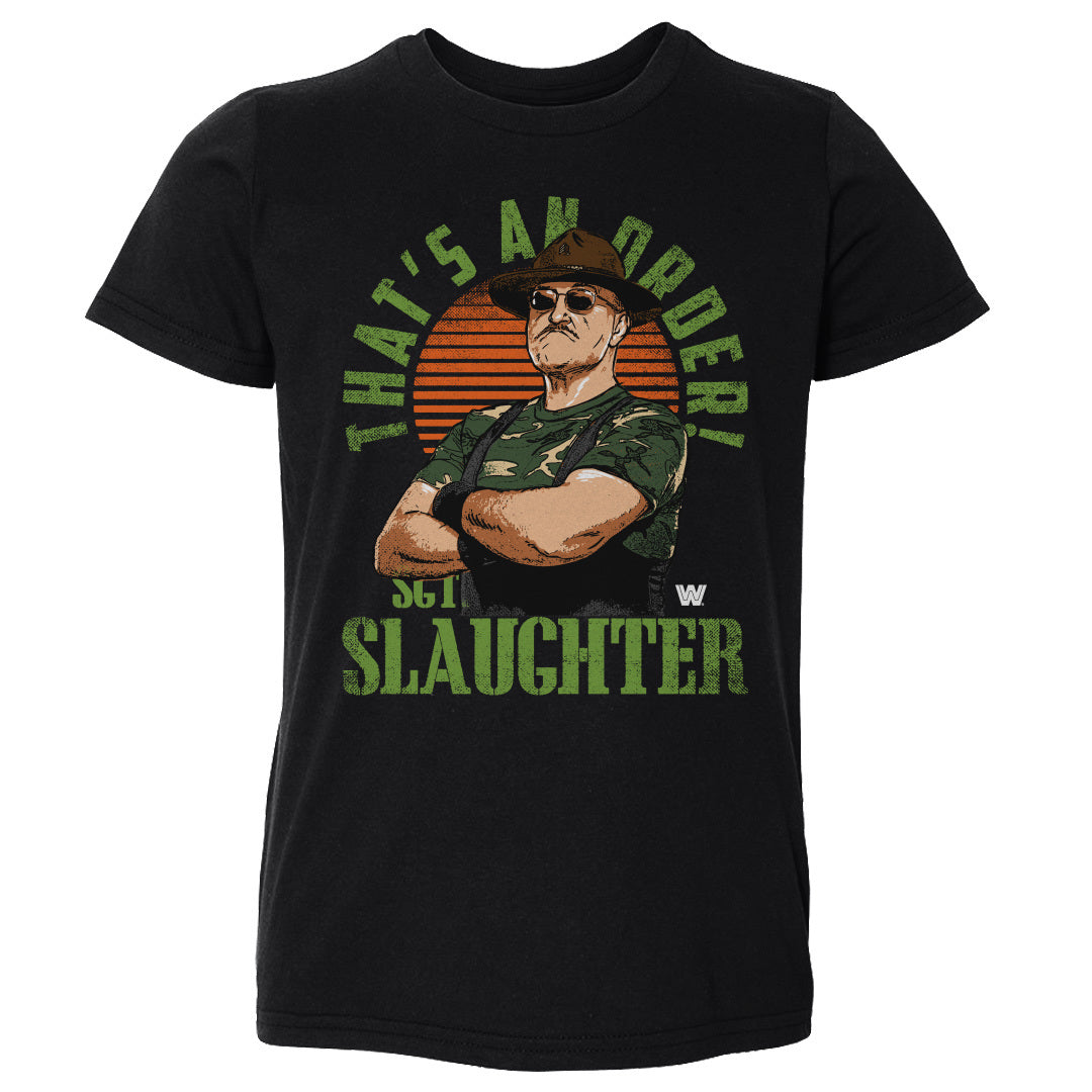 Sgt. Slaughter Kids Toddler T-Shirt | 500 LEVEL