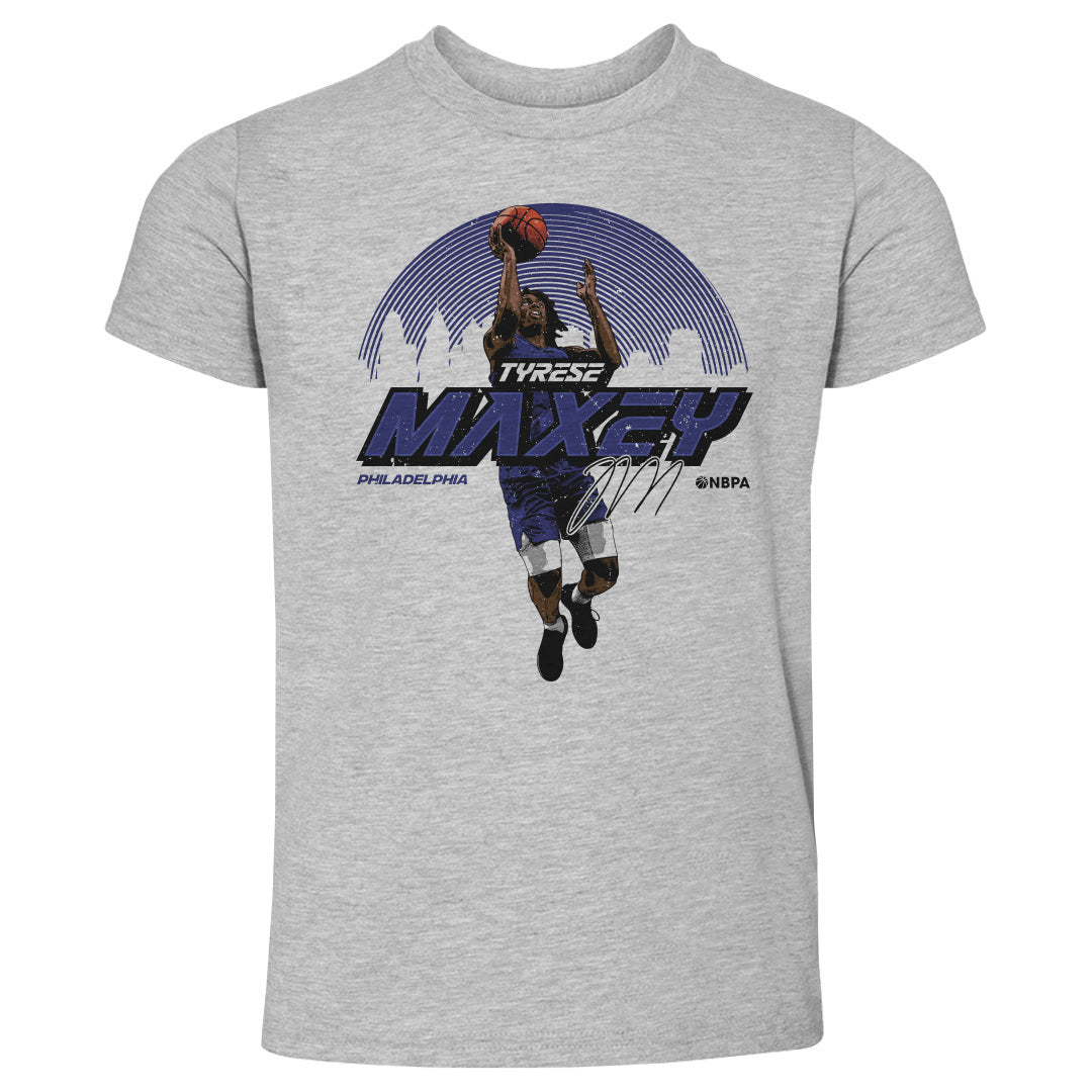  500 LEVEL Tyrese Maxey Toddler Shirt (Toddler Shirt, 2T, Black)  - Tyrese Maxey Philadelphia Elite WHT : Sports & Outdoors