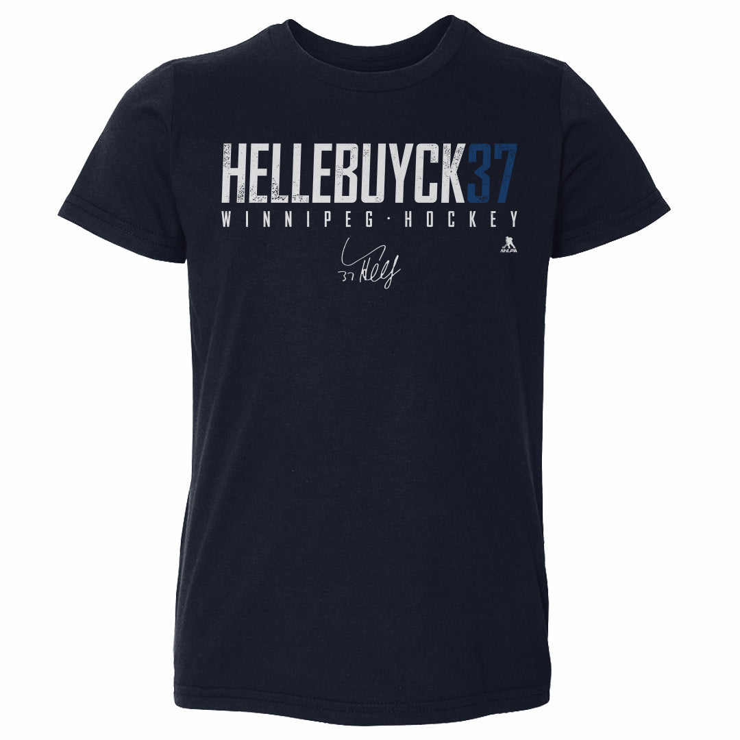 Connor Hellebuyck Kids Toddler T-Shirt | 500 LEVEL