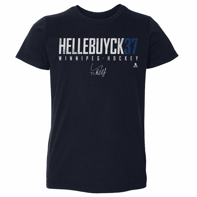 Connor Hellebuyck Kids Toddler T-Shirt | 500 LEVEL