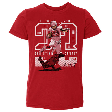 Christian McCaffrey Kids Toddler T-Shirt | 500 LEVEL