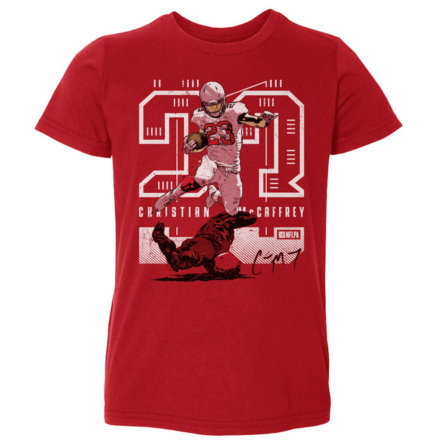 Christian McCaffrey Kids Toddler T-Shirt | 500 LEVEL