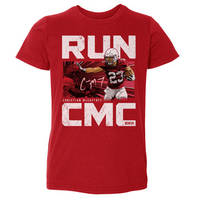 Christian McCaffrey Kids Toddler T-Shirt | 500 LEVEL