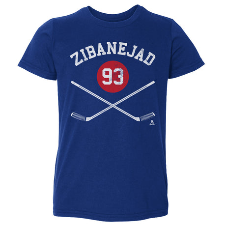 Mika Zibanejad Kids Toddler T-Shirt | 500 LEVEL