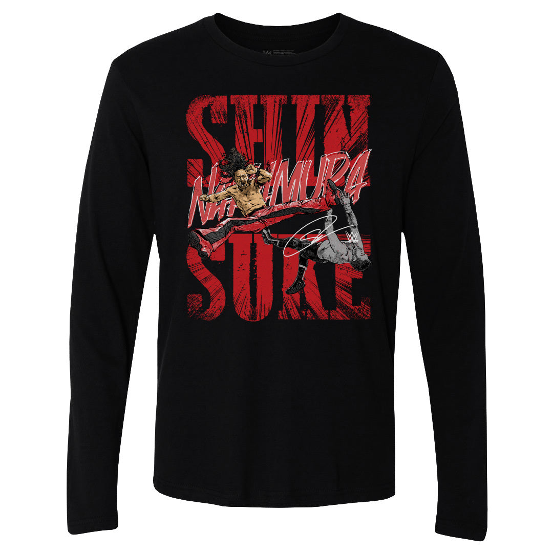 Shinsuke Nakamura Men's Long Sleeve T-Shirt | 500 LEVEL