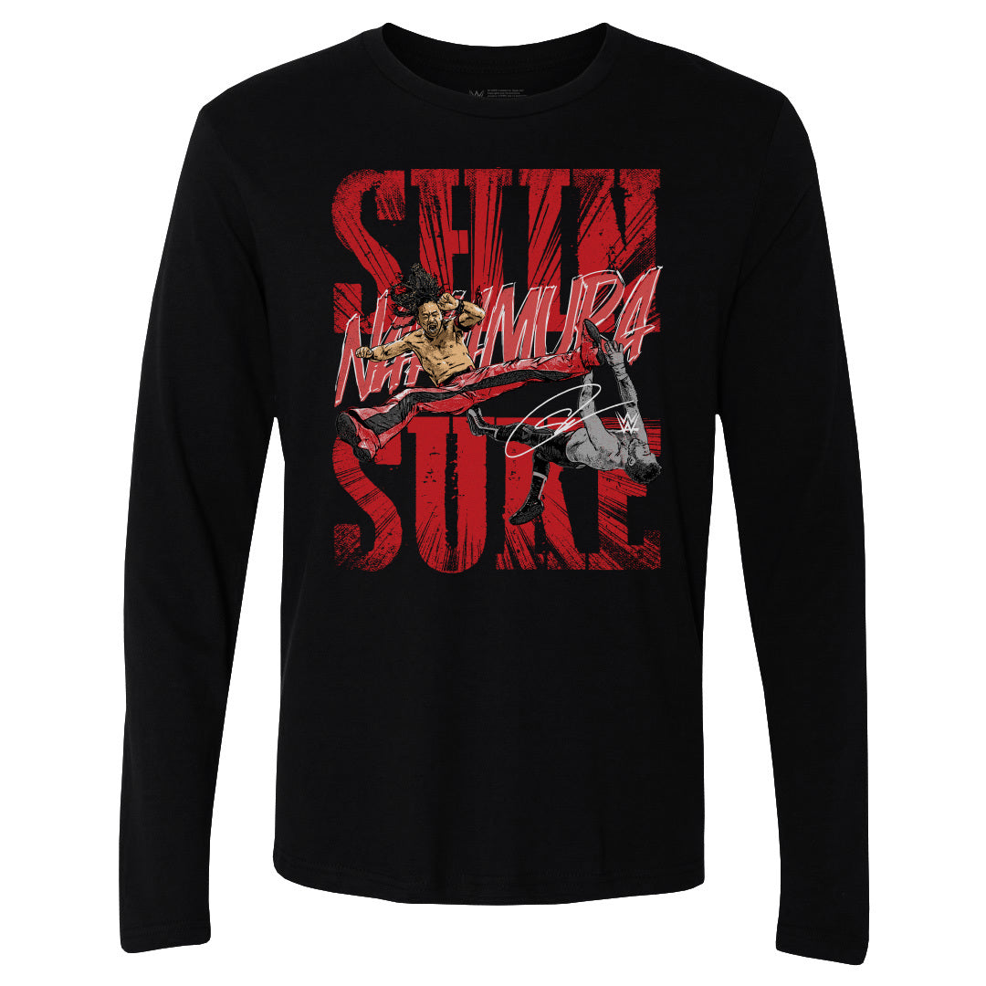 Shinsuke Nakamura Men&#39;s Long Sleeve T-Shirt | 500 LEVEL