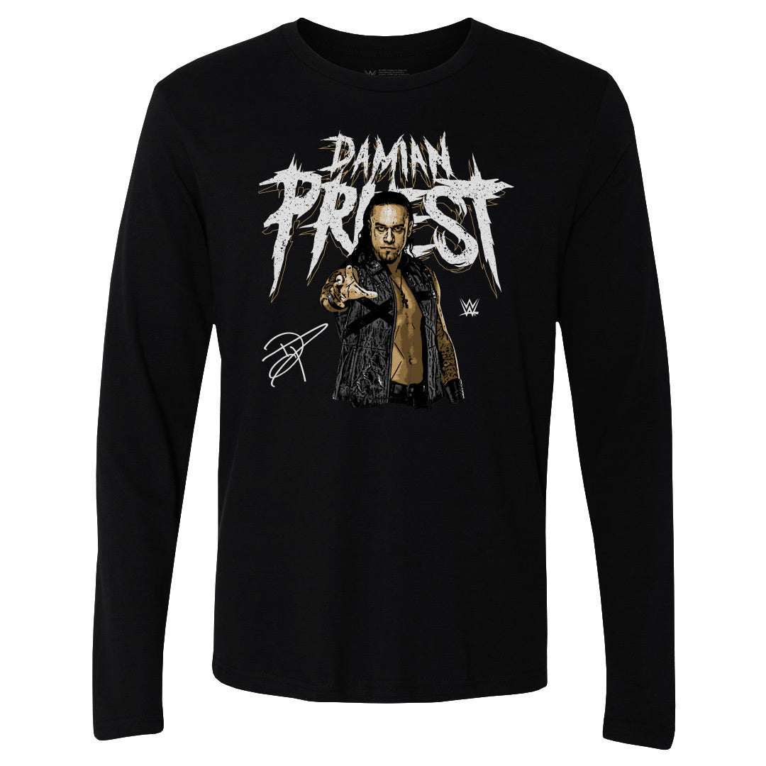 Damian Priest Men's Long Sleeve T-Shirt | 500 LEVEL