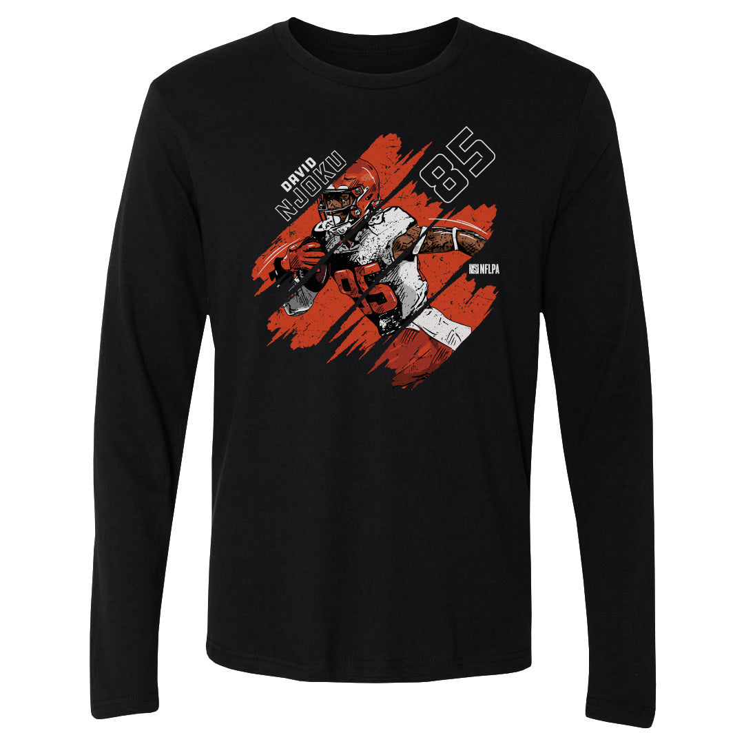 David Njoku Men&#39;s Long Sleeve T-Shirt | 500 LEVEL