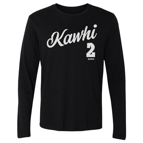 Kawhi Leonard Men's Long Sleeve T-Shirt | 500 LEVEL