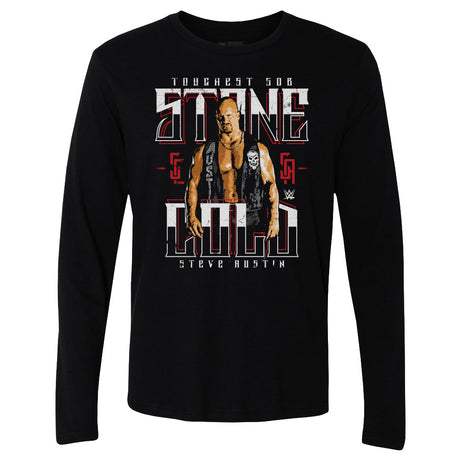 Stone Cold Steve Austin Men's Long Sleeve T-Shirt | 500 LEVEL