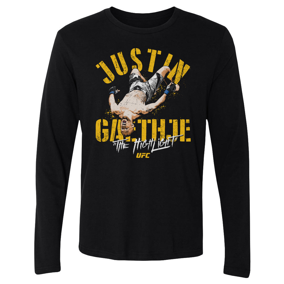 Justin Gaethje Men's Long Sleeve T-Shirt | 500 LEVEL