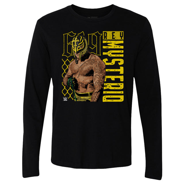 Rey Mysterio Men's Long Sleeve T-Shirt | 500 LEVEL